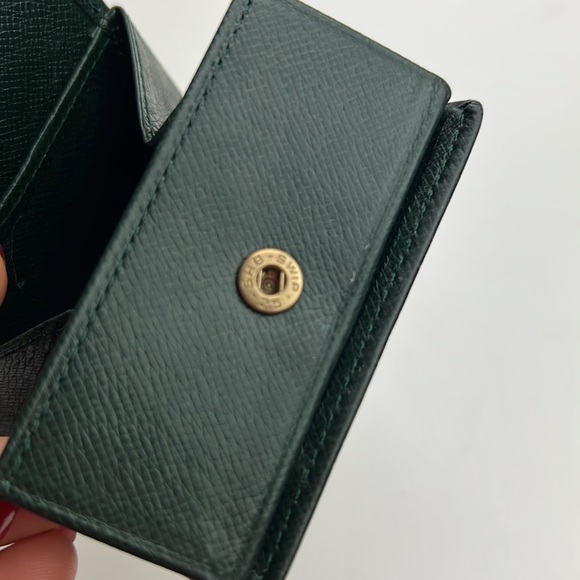 Auth. Louis Vuitton Taiga Porte Mannaie Boite Leather Coin Purse Wallet Mini Vtg - Picture 9 of 13